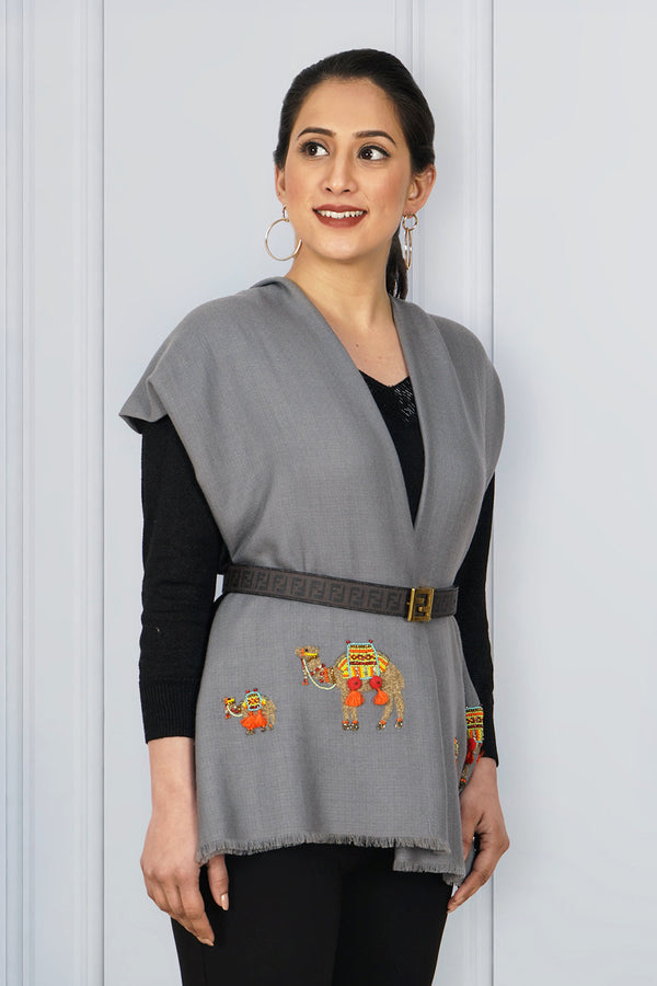 Desert Ride Wool Silk Stole